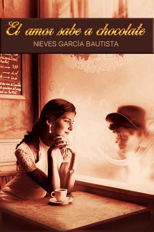 Portada de la novela de Nieves García Bautista ‘El amor sabe a chocolate’ (Edición digital, 2014).