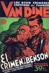 Portada de ‘El crimen de Benson’, de S.S. Van Dine.