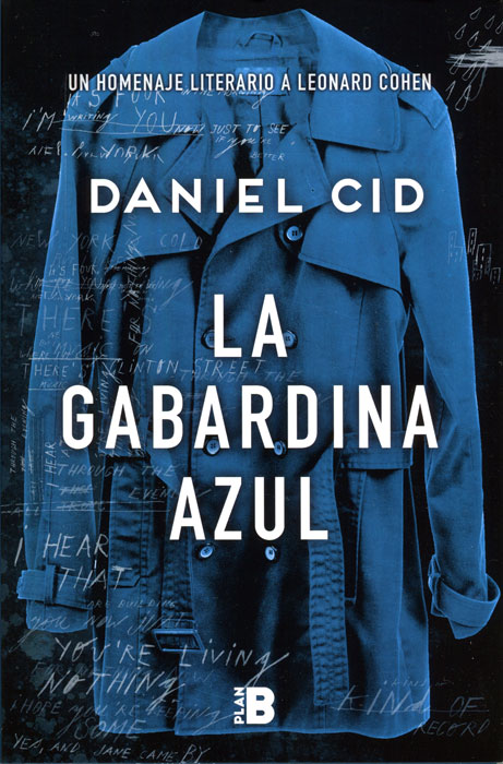 Portada de ‘La gabardina azul’, de Daniel Cid, en Ediciones B.